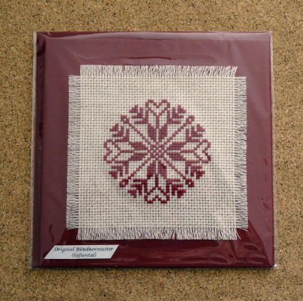 Original Grisons Stitchery Finished card, ready to send